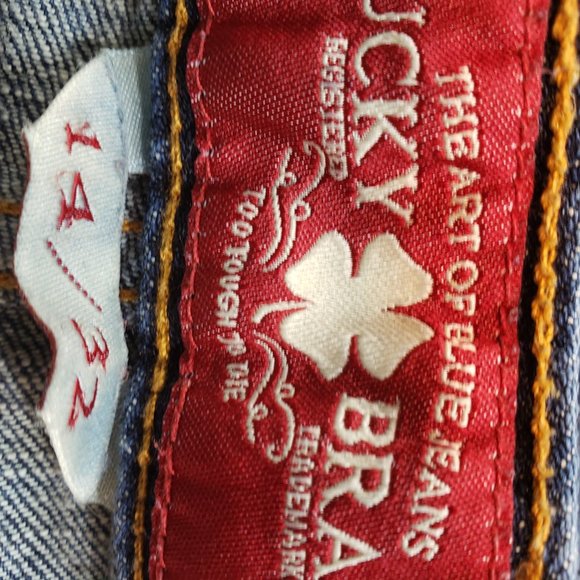 2 pairs of denim shorts, liquid and lucky brand - fits size 14 - Picture 15 of 16